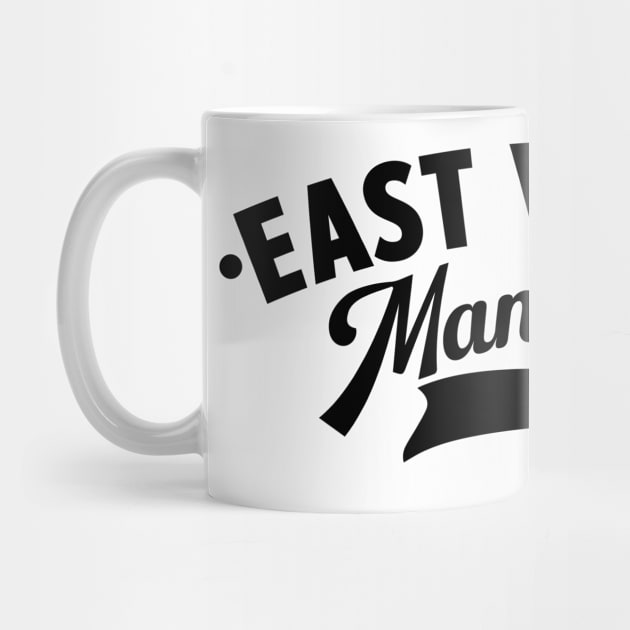 East Village Manhattan - NYC Minimal Logo by Boogosh